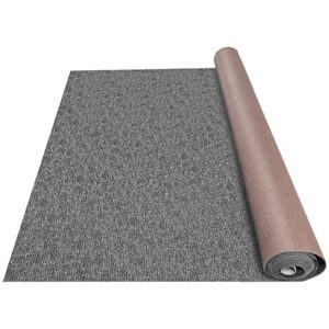 happybuy gray marine carpet 6 ft x 13.1 ft boat carpet rugs indoor outdoor rugs for patio deck anti-slide tpr water-proof back cut outdoor marine carpeting easy clean outdoor carpet roll
