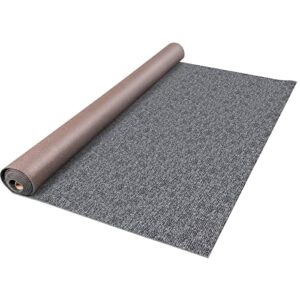 Happybuy Gray Marine Carpet 6 ft x 13.1 ft Boat Carpet Rugs Indoor Outdoor Rugs for Patio Deck Anti-Slide TPR Water-Proof Back Cut Outdoor Marine Carpeting Easy Clean Outdoor Carpet Roll