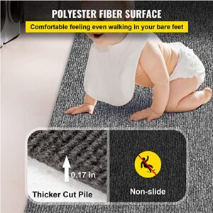 Happybuy Gray Marine Carpet 6 ft x 13.1 ft Boat Carpet Rugs Indoor Outdoor Rugs for Patio Deck Anti-Slide TPR Water-Proof Back Cut Outdoor Marine Carpeting Easy Clean Outdoor Carpet Roll