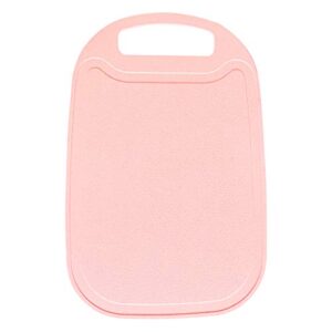 Cutting Board for Kitchen, Eco Wheat Straw Chopping Boards with Juice Grooves and Easy Grip Handle, Dishwasher Safe,Non Scratch (pink)