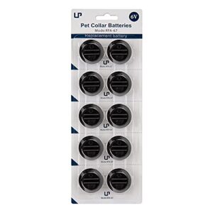lp rfa-67 pet safe collar batteries for pif-300 rf300 pif-275-19 prf-3004w pul-250,compatible with petsafe rfa-67 6 volt replacement battery