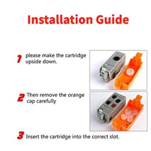 Compatible PGI-35 CLI-36 Ink Cartridge Replacement for Canon 35 36 PGI35 CLI36 Ink Work with Canon Pixma iP110 iP100 TR150 Printer (5BK, 3C)