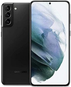 samsung galaxy s21+ plus g996u | android cell phone | us version 5g smartphone | pro-grade camera, 8k video, 64mp high res | 128gb, t-mobile locked, phantom black - (renewed)