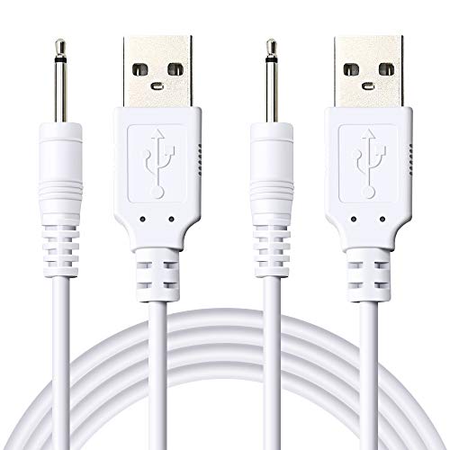 UDATON 2 Pack DC Charging Cable, USB DC 2.5 mm Fast Charger Cord Adapter Replacement Cable