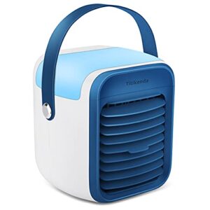 portable air conditioner, portable evaporative cooler, suitable for bedside, office, tent, baby's room and study room, misting design, quick & easy way to cool personal space, as seen on tv, cordless&rechargeable