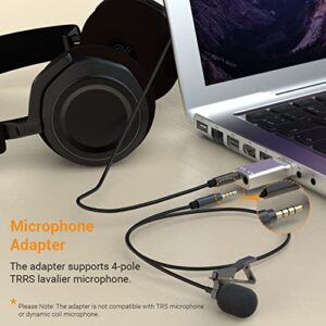Cubilux USB A to Dual Headphone Splitter with DAC, USB to Double 3.5mm Stereo Audio Adapter, USB to 2X 1/8 Aux Splitter Compatible with Lenovo HP Dell Asus Computer Laptop PC