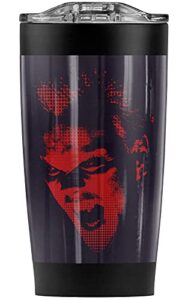 the lost boys boys david stainless steel tumbler 20 oz coffee travel mug/cup, vacuum insulated & double wall with leakproof sliding lid | great for hot drinks and cold beverages