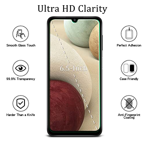 MAYtobe [2 Pack] Designed for Samsung Galaxy A02s, A02 Screen Protector Tempered Glass, Anti Scratch, Bubble Free, Case Friendly, Easy to Install