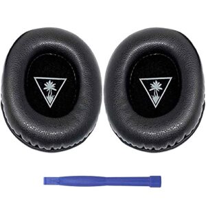 for turtle beach xo 7 ear pads replacement protein leather memory foam earpads ear cushion muffs compatible with turtle beach ear force xo seven xo 7 xo7 pro premium gaming headset xbox one (earpads)