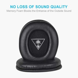 for Turtle Beach XO 7 Ear Pads Replacement Protein Leather Memory Foam Earpads Ear Cushion Muffs Compatible with Turtle Beach Ear Force XO Seven XO 7 XO7 Pro Premium Gaming Headset Xbox One (Earpads)