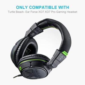 for Turtle Beach XO 7 Ear Pads Replacement Protein Leather Memory Foam Earpads Ear Cushion Muffs Compatible with Turtle Beach Ear Force XO Seven XO 7 XO7 Pro Premium Gaming Headset Xbox One (Earpads)