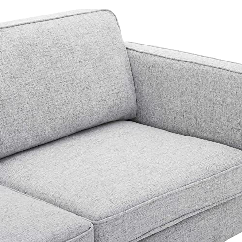 Modway Kaiya Upholstered Fabric Sofa, Light Gray