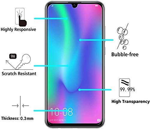 Phone Case for ZTE Blade X1 5G (6.5"), with [1 x Tempered Glass Protective Film], KJYF Clear Soft TPU Shell Ultra-Thin [Anti-Scratch] [Anti-Yellow] Case for ZTE Blade X1 5G - Transparent