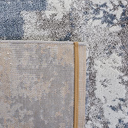 SAFAVIEH Century Collection 10' x 14' Grey/Blue CTY339F Modern Abstract Non-Shedding Living Room Dining Bedroom Area Rug