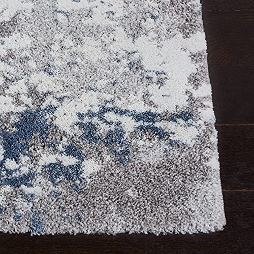 SAFAVIEH Century Collection 10' x 14' Grey/Blue CTY339F Modern Abstract Non-Shedding Living Room Dining Bedroom Area Rug