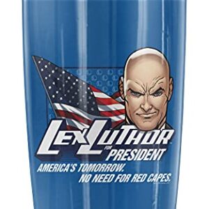 Logovision Superman Lex Luthor For President Stainless Steel Tumbler 20 oz Coffee Travel Mug/Cup, Vacuum Insulated & Double Wall with Leakproof Sliding Lid | Great for Hot Drinks and Cold Beverages