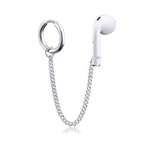 1 pair (need ear hole) anti lost earring strap bluetooth earphone holders accessories unisex anti-lost earring clip for airpods pro earhooks-style 6#