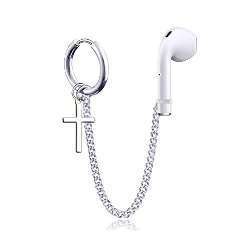 1 Pair (Need Ear Hole) Anti Lost Earring Strap Bluetooth Earphone Holders Accessories Unisex Anti-lost Earring Clip For AirPods Pro Earhooks-Style 5#