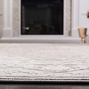 SAFAVIEH Reflection Collection 10' x 14' Light Grey/Cream RFT665C Boho Tribal Distressed Living Room Dining Bedroom Area Rug