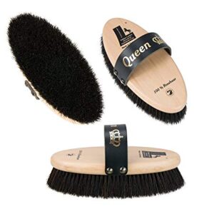 William Leistner Premium Quality Natural Bristle Queen Horse Grooming Brush