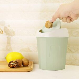 Trash Can Home Desktop Mini Covered Trash Garbage Can Storage Box Organizer Waste Bin