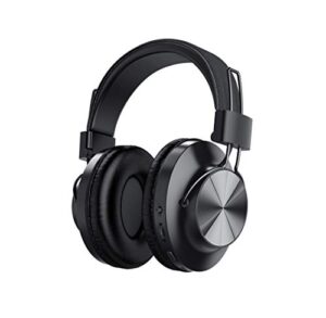 nia bluetooth 5.0 over- ear wireless headphones 30 hours battery, fm radio, mp3 player, micro sd/tf with 40mm deep bass drivers, premium microphone built-in headset, foldable, comfortable, mowing