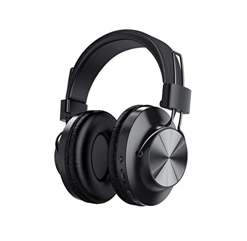 Nia Bluetooth 5.0 Over- Ear Wireless Headphones 30 Hours Battery, FM Radio, MP3 Player, Micro SD/TF with 40mm Deep Bass Drivers, Premium Microphone Built-in Headset, Foldable, Comfortable, Mowing