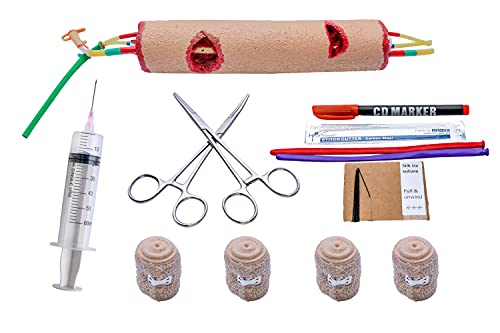 Stop The Bleed Kit with Online Training Course | Learn How to Stop Bleeding | A Stop The Bleed Simulation Arm with Veins That Actually Bleed & Arteries with Blood Squirting Out!