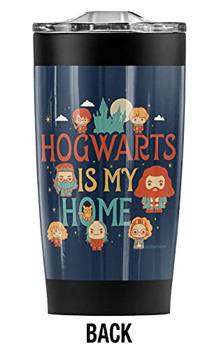 Logovision Harry Potter Hogwarts Is My Home Stainless Steel Tumbler 20 oz Coffee Travel Mug/Cup, Vacuum Insulated & Double Wall with Leakproof Sliding Lid | Great for Hot Drinks and Cold Beverages