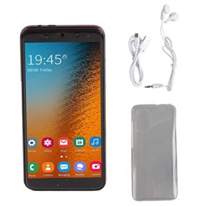 5.72in HD Full Screen Smart Phone, Note30 Plus Unlocked Smartphones, Dual Cards Dual Standby, 512MB+4GB Cell Phones, for Android 4.4.2, Support WiFi +BT+FM (Violet)