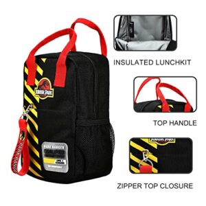 Jurassic Park Top Handle 9" Insulated Lunch Bag