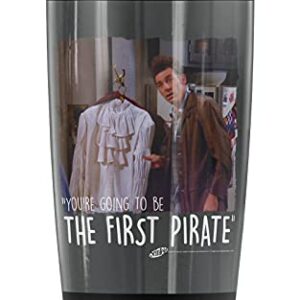 Logovision Seinfeld The First Pirate Stainless Steel Tumbler 20 oz Coffee Travel Mug/Cup, Vacuum Insulated & Double Wall with Leakproof Sliding Lid | Great for Hot Drinks and Cold Beverages