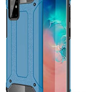 Lapinette Case with Samsung Galaxy S20 Plus Shockproof - Case Galaxy S20 Plus Heavy Duty - Armour Hybrid Protective Samsung Galaxy S20 Plus Cover Double Layer Model Armor Blue