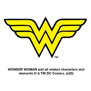 Wonder Woman Distressed Logo Stainless Steel Tumbler 20 oz Coffee Travel Mug/Cup, Vacuum Insulated & Double Wall with Leakproof Sliding Lid | Great for Hot Drinks and Cold Beverages