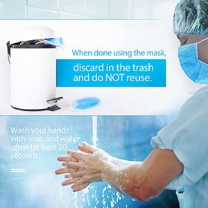 SkyPro Medical Grade Procedure Masks Adult 4-Ply Disposable Blue Face Masks Filter Efficiency Greater than 99%