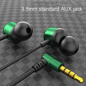 Gaweb Earphones, 3.5mm Jack Earbud Functional Good Sound Quality 1.2m Music Earbud Wired Headset for Listening to Songs - Black (2473946-Gaweb-1)
