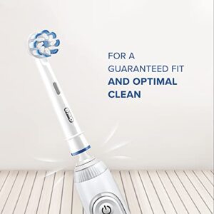 Oral-B Sensitive Clean Electric Toothbrush Head with Clean & Care Technology, Extra Soft Bristles for Gentle Plaque Removal, Pack of 12, Suitable for Mailbox, White