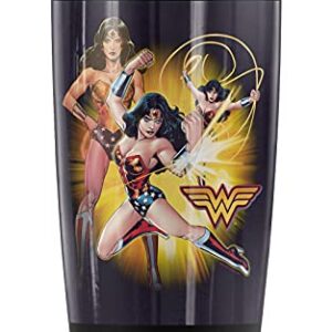 Logovision Wonder Woman Poses Stainless Steel Tumbler 20 oz Coffee Travel Mug/Cup, Vacuum Insulated & Double Wall with Leakproof Sliding Lid | Great for Hot Drinks and Cold Beverages