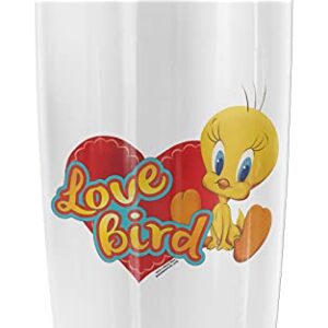 Looney Tunes Tweety Love Bird Valentine's Day Stainless Steel Tumbler 20 oz Coffee Travel Mug/Cup, Vacuum Insulated & Double Wall with Leakproof Sliding Lid | Great for Hot Drinks and Cold Beverages