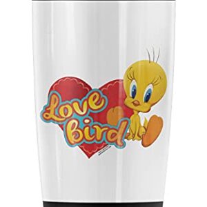 Looney Tunes Tweety Love Bird Valentine's Day Stainless Steel Tumbler 20 oz Coffee Travel Mug/Cup, Vacuum Insulated & Double Wall with Leakproof Sliding Lid | Great for Hot Drinks and Cold Beverages