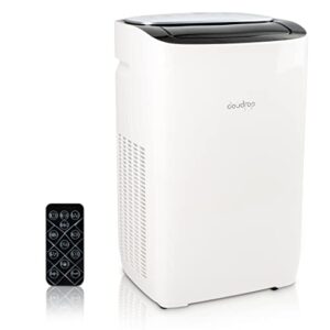 doudrop portable ac unit - 12000 btu air conditioning system with activated carbon filter & remote control - 4-in-1 cooler, heater, dehumidifier & fan mode - 24h timer, 360° rolling lockable casters