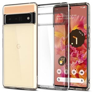 spigen ultra hybrid [anti-yellowing technology] designed for google pixel 6 pro case (2021) - crystal clear