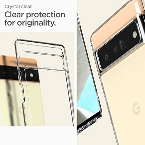 Spigen Ultra Hybrid [Anti-Yellowing Technology] Designed for Google Pixel 6 Pro Case (2021) - Crystal Clear