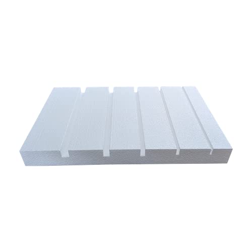 Five Slot Insect Butterfly Mounting Spreading Board, polystyrene Foam, 11 inches Long x 17 inches Wide (28 x 43 cm)