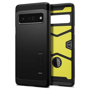 spigen tough armor [extreme protection tech] designed for google pixel 6 pro case (2021) - black