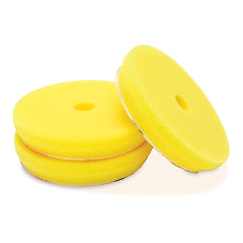 Griot's Garage B130F3 BOSS 3" Perfecting Foam Pads (Set of 3),Yellow