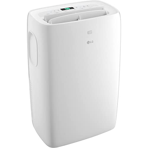 LG 6,000 BTU (DOE) / 8,000 BTU (ASHRAE) Portable Air Conditioner, Cools 250 Sq.Ft. (10' x 25' room size), Quiet Operation, LCD Remote, Window Installation Kit Included, 115V