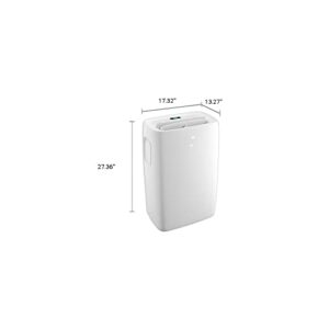 LG 6,000 BTU (DOE) / 8,000 BTU (ASHRAE) Portable Air Conditioner, Cools 250 Sq.Ft. (10' x 25' room size), Quiet Operation, LCD Remote, Window Installation Kit Included, 115V