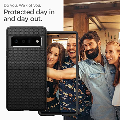 Spigen Liquid Air Armor Designed for Google Pixel 6 Pro Case (2021) - Matte Black