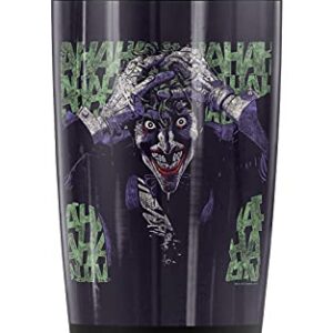 Logovision Batman Joker Insanity Stainless Steel Tumbler 20 oz Coffee Travel Mug/Cup, Vacuum Insulated & Double Wall with Leakproof Sliding Lid | Great for Hot Drinks and Cold Beverages